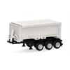 Herpa H0 Abraumcontainerauflieger, weiss