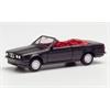 Herpa H0 BMW 3er Cabrio E30, blacksaphir metallic