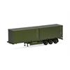 Herpa H0 Containerauflieger mit 2x20'-Container, Bundeswehr