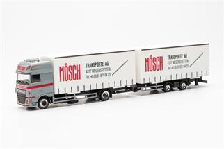 Herpa H0 DAF XF SSC Volumen-Hängerzug, Arthur Mösch (Sonderserie CH)