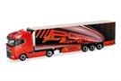 Herpa H0 DAF XG Kühlkoffer-Sattelzug, Spedition Wirtz - 25 Jahre Porsche Club Bonn