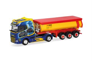 Herpa H0 DAF XG Rundmulden-Sattelzug, Joker Trucks