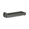 Herpa H0 flache Abrollmulde, grau (Inhalt: 2 Stk.)