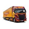 Herpa H0 Iveco S-Way Gardinenplanen-Sattelzug, Goldberger (Sonderserie AT)