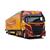 Herpa H0 Iveco S-Way Gardinenplanen-Sattelzug, Goldberger