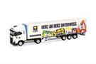 Herpa H0 Iveco S-Way Kühlkoffer-Sattelzug mit Ladebordwand, Edeka