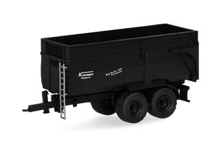 Herpa H0 Krampe Kippmuldenanhänger BigBody 650, schwarz
