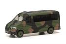 Herpa H0 MAN TGE Bus Flachdach, Rheinmetall / Bundeswehr