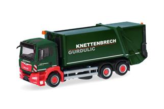 Herpa H0 MAN TGS NN Pressmüllwagen FAUN VARIOPRESS, Knettenbrech Gurdulic