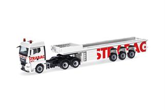 Herpa H0 MAN TGX GM Betonteile-Sattelzug, STRABAG