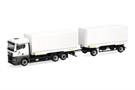 Herpa H0 MAN TGX GM Wechselkoffer-Hängerzug, Bundeswehr - Fahrschule