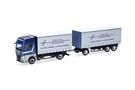 Herpa H0 MAN TGX GX Planen-Hängerzug, Stickelmann