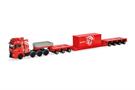 Herpa H0 MAN TGX GX Tieflade-Sattelzug mit 20'-Container, De Romein Group