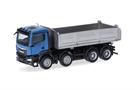 Herpa H0 MAN TGX NN Baukipper 4-achs, blau/silber