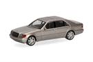 Herpa H0 MB 600 SEL V12 mit Brabus-Felgen, rauchsilber-metallic
