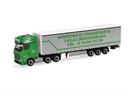 Herpa H0 MB Actros L Gigaspace Gardinenplanen-Sattelzug, Horeischi Transporte