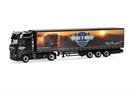 Herpa H0 MB Actros L Gigaspace Gardinenplanen-SZ, RNM-Showtruck / Hintzen