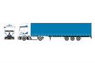 Herpa H0 MB Actros L ProCabin Gigaspace Lowlinergardinenplanen-Sattelzug, Cross Sped