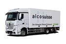 Herpa H0 MB Actros Streamspace 2.5 Koffer-LKW Thommen Furler AG (Sonderserie CH)