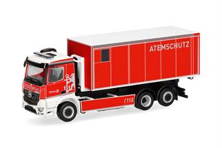 Herpa H0 MB Arocs M WeLa-Lkw FW Düsseld