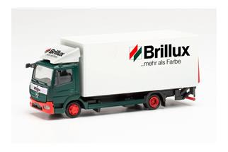 Herpa H0 MB Atego '13 Koffer-LKW mit Ladebordwand, Brillux