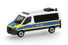 Herpa H0 MB Sprinter '18 Bus Flachdach, Polizei Berlin