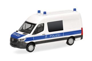 Herpa H0 MB Sprinter '18 Halbbus Hochdach, Polizei NRW / Brandermittler