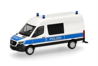 Herpa H0 MB Sprinter '18 Halbbus Hochdach, Polizei NRW / Brandermittler