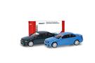 Herpa H0 MiniKit: BMW 3er M-Coupé E46, bayrischblau/dunkelgrün (Inhalt: je 1 Stk.)