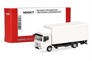 Herpa H0 MiniKit: MB Atego 13 Koffer-LKW mit Ladebordwand