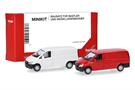 Herpa H0 MiniKit: MB Vito Kasten 2010, weiss und rot (Inhalt: je 1 Stk.)