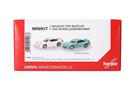 Herpa H0 MiniKit: Porsche 911 GT3 Grandprix, weiss und hellgrün (Inhalt: je 1 Stk.)
