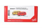 Herpa H0 MiniKit: VW T3 Bus, ginstergelb und feuerrot (Inhalt: je 1 Stk.)