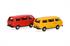 Herpa H0 MiniKit: VW T3 Bus, ginstergelb und feuerrot (Inhalt: je 1 Stk.) | Bild 3