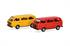 Herpa H0 MiniKit: VW T3 Bus, ginstergelb und feuerrot (Inhalt: je 1 Stk.) | Bild 2