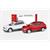 Herpa H0 MiniKit: VW Tiguan mit Warnbalken, weiss und rot (Inhalt: 2 Stk.)