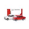 Herpa H0 MiniKit: Wartburg 353 '66 Limousine, weiss und verkehrsrot (Inhalt: je 1 Stk.)