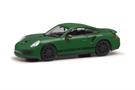 Herpa H0 Porsche 911 (991) Turbo, verde british racing green