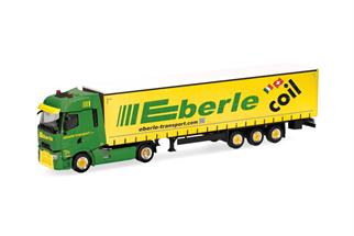 Herpa H0 Renault T facelift Gardinenplanen-Sattelzug, Eberle Transport AG