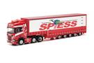 Herpa H0 Scania CR20 HD 6x2 Volumenplanen-Sattelzug, Spiess