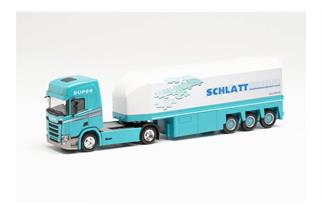 Herpa H0 Scania CR20 HD Innenlader-Sattelzug, Schlatt