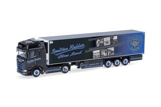 Herpa H0 Scania CS20 HD Kühlkoffer-Sattelzug, Spedition Raddatz