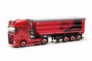 Herpa H0 Scania CS20 HD Stahlrundmulden-Sattelzug, Markus Mangel