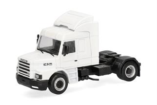 Herpa H0 Scania Hauber 143 500 Zugmaschine 2achs, weiss