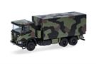 Herpa H0 Scania XT17 Pritsche-Plane-LKW 6x6, Bundeswehr