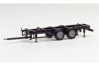 Herpa H0 Teileservice FG Tandem-Anhänger für 7.82 m Wechselaufbauten