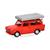 Herpa H0 Trabant 601 Universal, knallrot mit Dachzelt