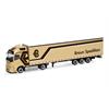 Herpa H0 Volvo FH Aero GL XL Jumbogardinenplanen-Sattelzug, Braun