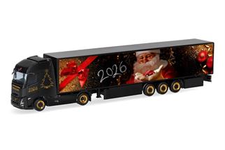 Herpa H0 Volvo FH Aero Globetrotter XL 15m Koffer-Sattelzug, Herpa Weihnachtsmodell 2026