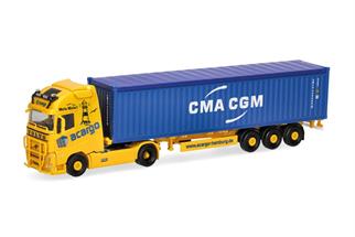 Herpa H0 Volvo FH GL XL 2020 Container-Sattelzug, acargo / CMA CGM